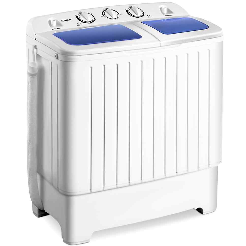 Giantex Portable Compact Full-Automatic Laundry 8 lbs Load Capacity Washing Machine Washer/Spinner w/Drain Pump